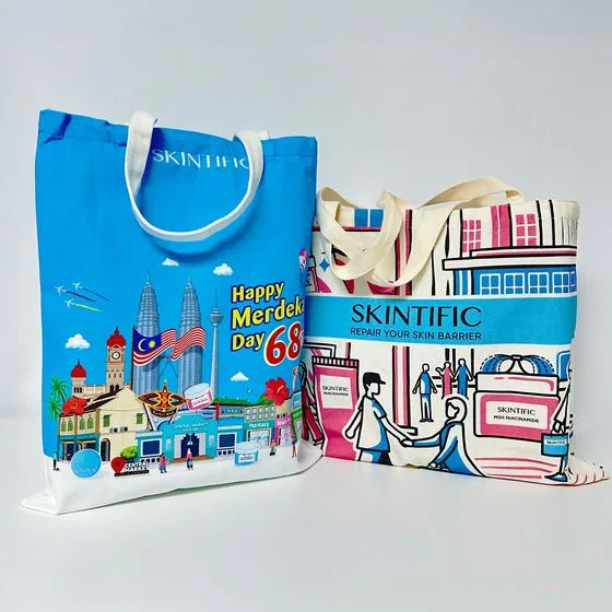Custom tote bag printing for brands in Malaysia